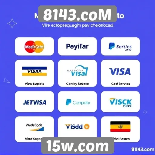 Comparação de métodos de pagamento em 8143.coM